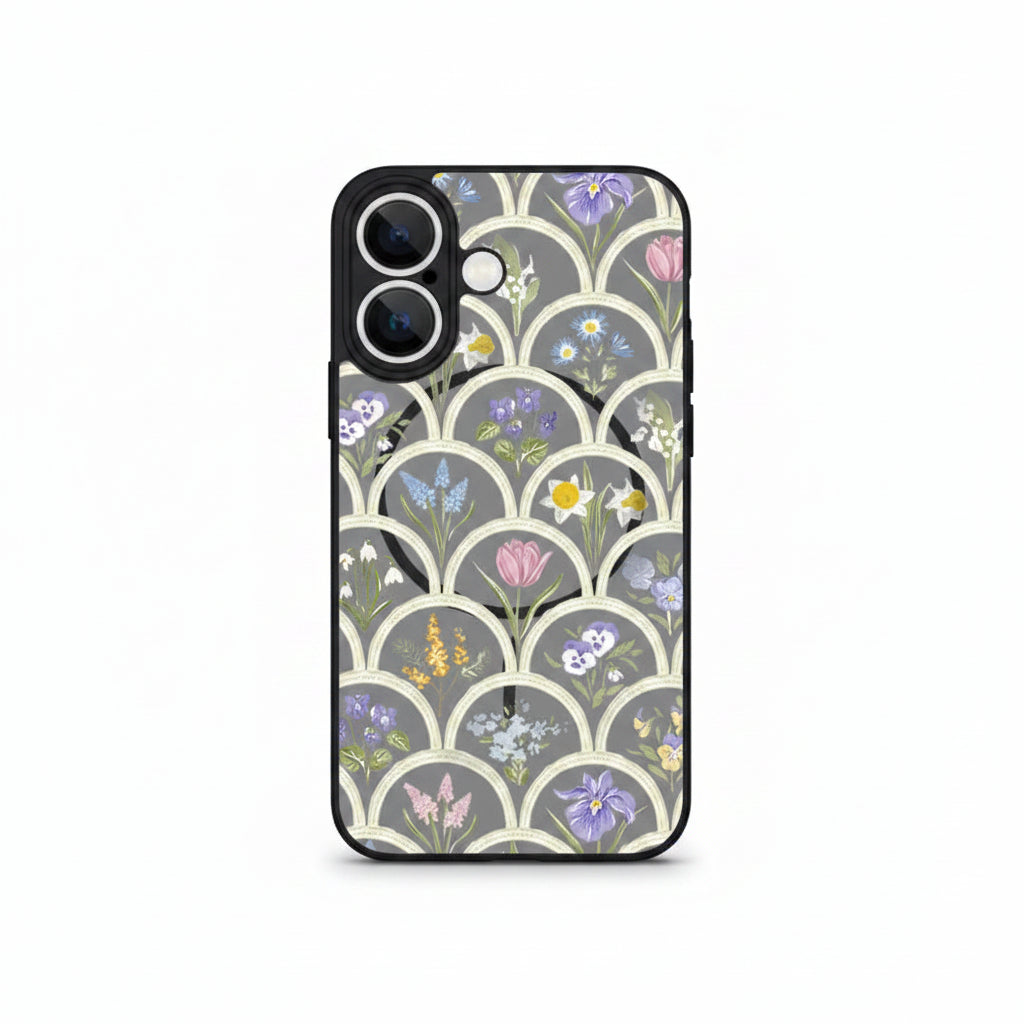 Magnetic Peony Flower Phone Case (for iPhone)