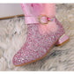 Disney Frozen Girls' Fluffy Winter Boots