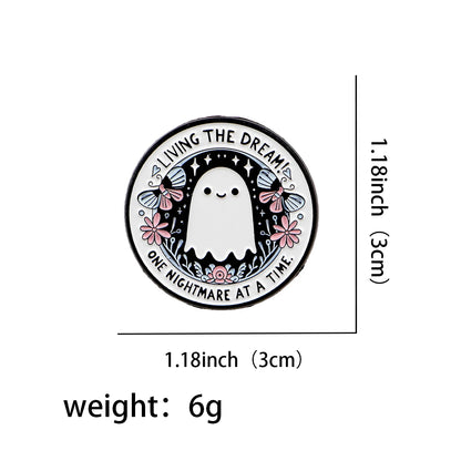 Living the Dream Sarcastic Enamel Pin