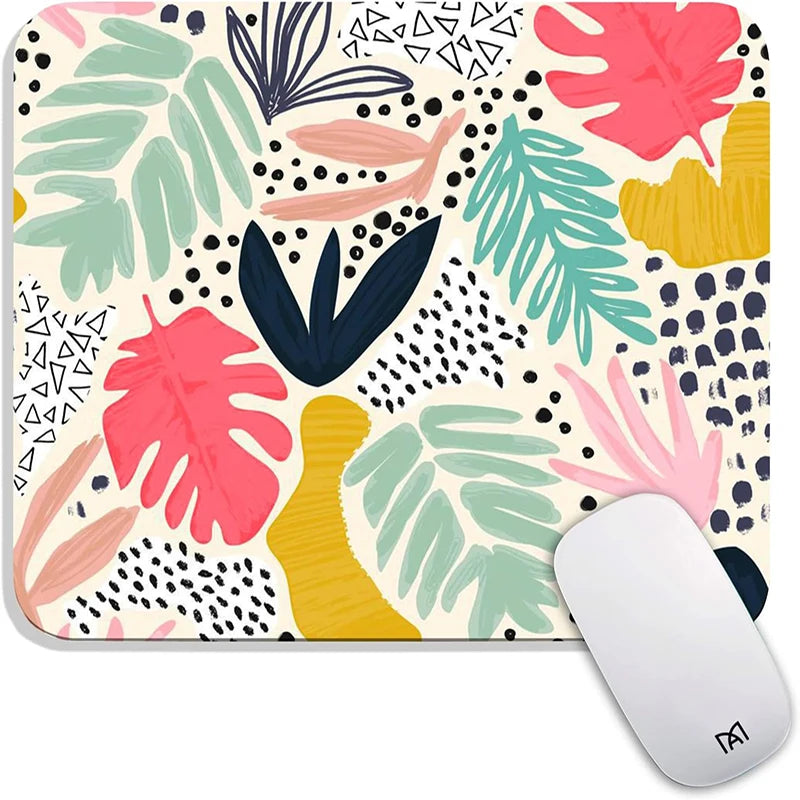 Floral Rectangle Mouse Pads