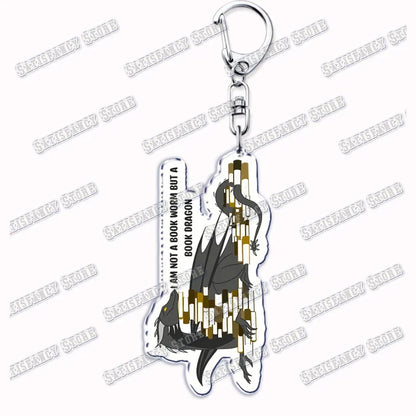 Fourth Wing Basgiath Dragon Keychain