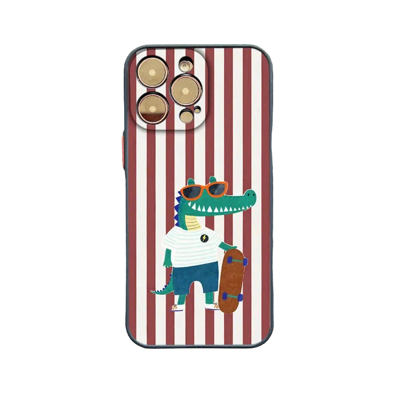 Cute Cartoon Animals Phone Case (for iPhone)