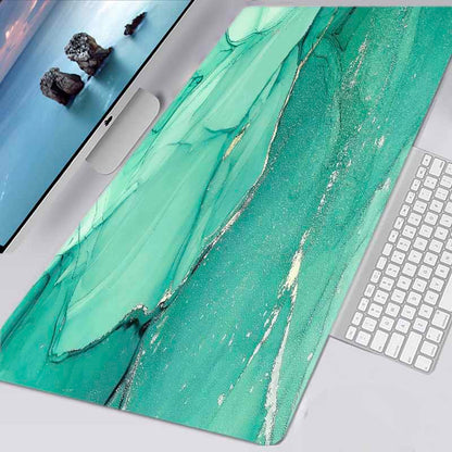 Colourful Marble Keyboard and Mouse Mats