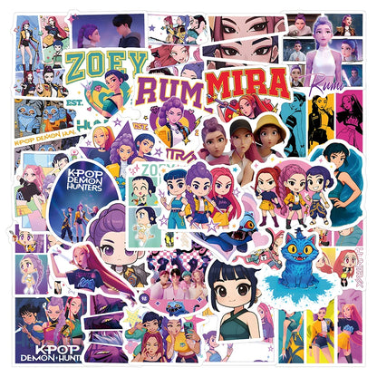 Sticker Decals of K-Pop Demon Hunters