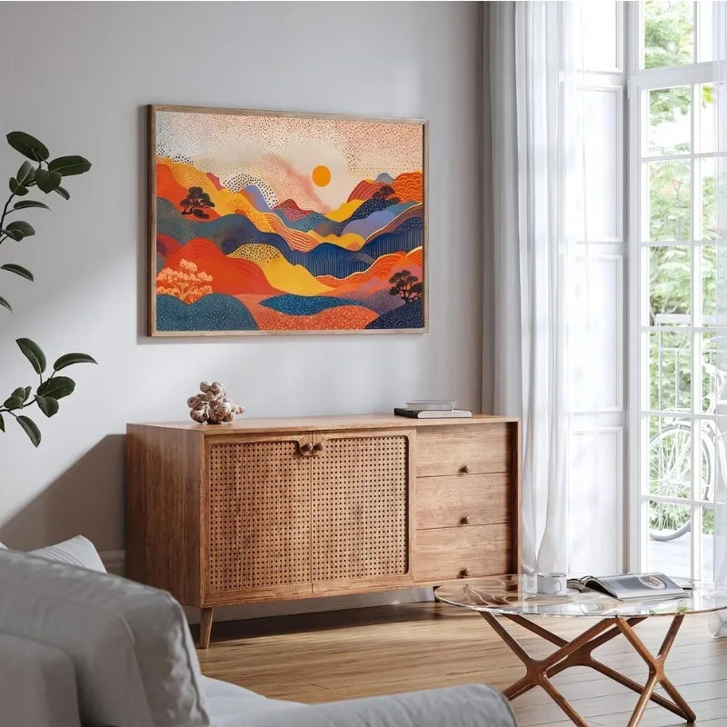 Abstract Nature Colourful Canvas Wall Art