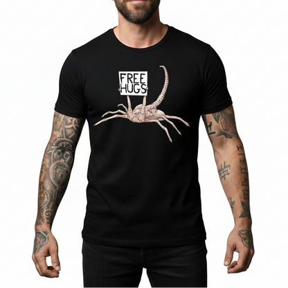 Free Hugs Alien Funny Men's Graphic Tee
