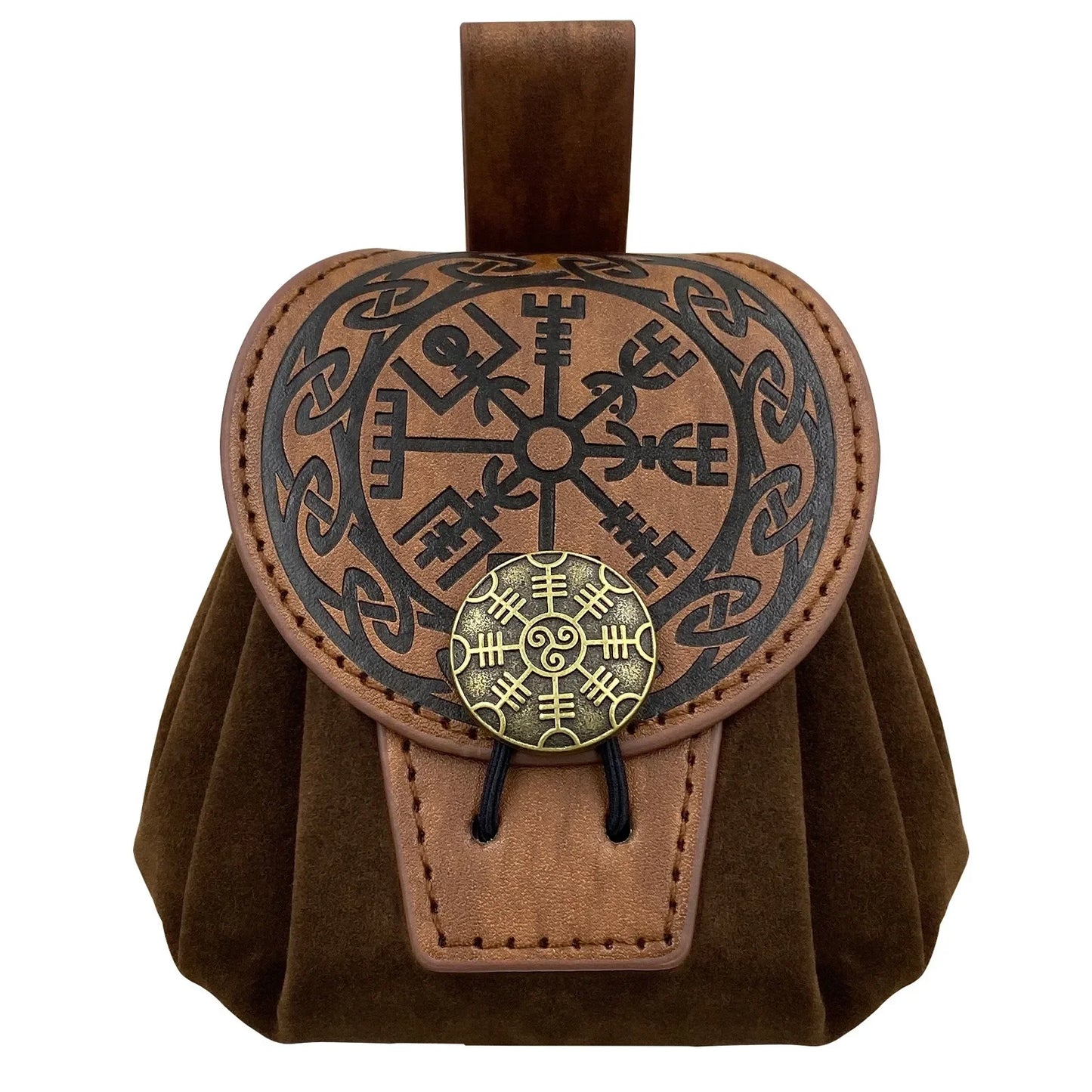 Medieval PU Leather Dice or Coin Bag