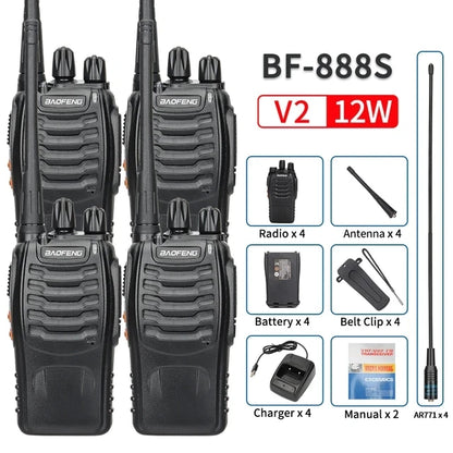 Baofeng BF-888S V2 Long Range Walkie Talkies
