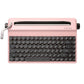 YUNZII QL75 Pink Typewriter Mechanical Keyboard