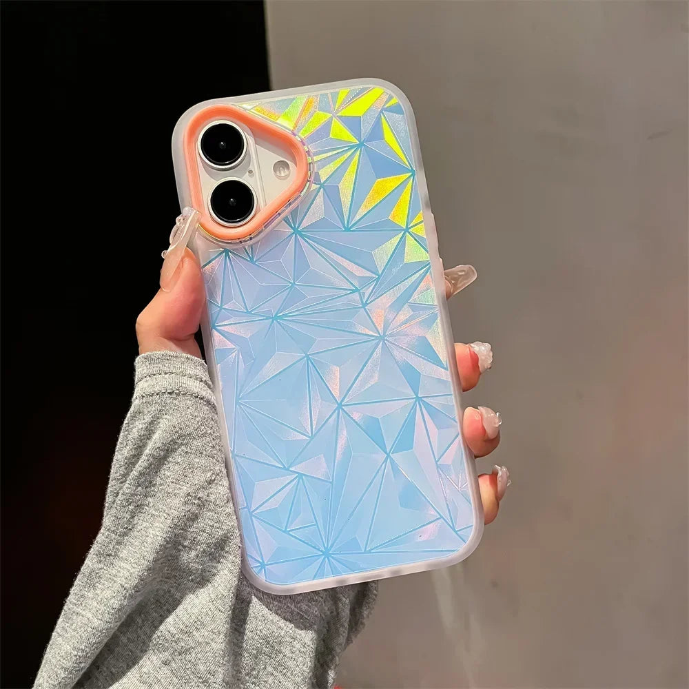 Colourful Laser Diamond iPhone Case