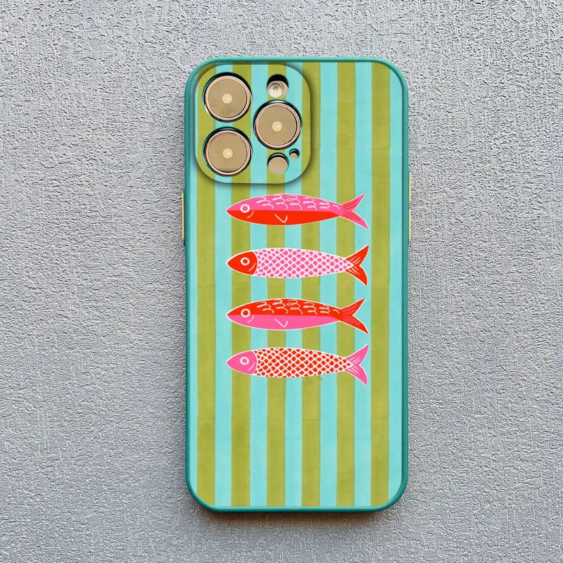 Sardines Funny Colourful Phone Case (for iPhone)