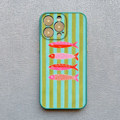 Sardines Funny Colourful Phone Case (for iPhone)