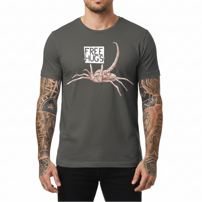 Free Hugs Alien Funny Men's Graphic Tee