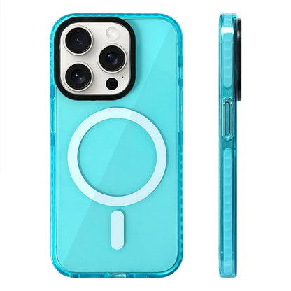 Transparent Neon Magsafe Case (for iPhone)