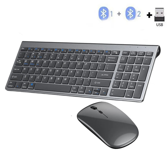 Slimline Bluetooth Wireless Keyboard Mouse Combo