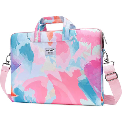 MOSISO Printed Laptop Shoulder Bag – 13–17.3 Inch