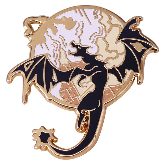 Enamel Pin Inspired by Fourth Wing Dragon