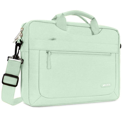 Mosiso Solid Colour Office Laptop Shoulder Bag