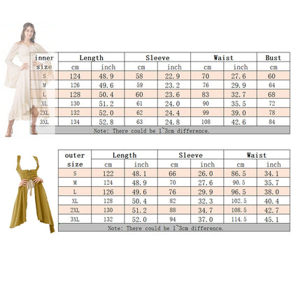 Medieval or Pirate Women's Costume Dress