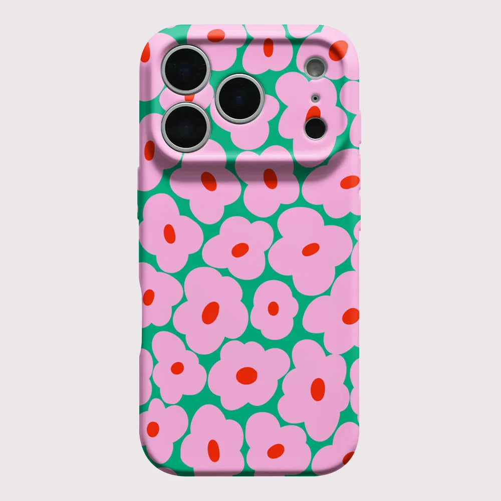 Flower iPhone Case – Hard Shockproof Bumper Cover