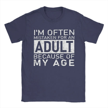 Mistaken for an Adult Mens Graphic Tee