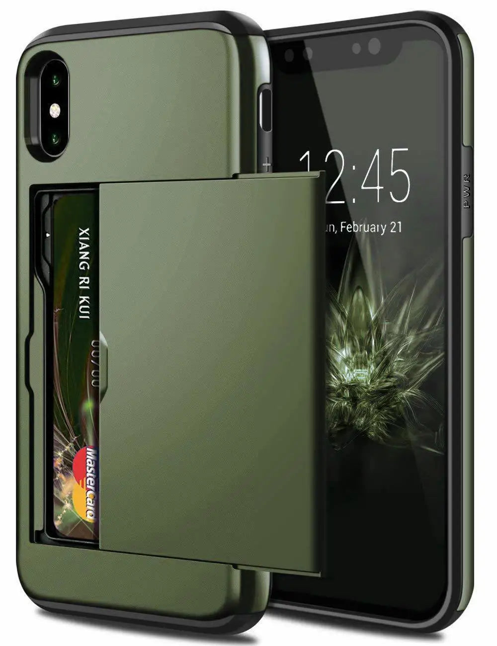 Heavy Duty Phone Case with Card Slot (for iPhone)