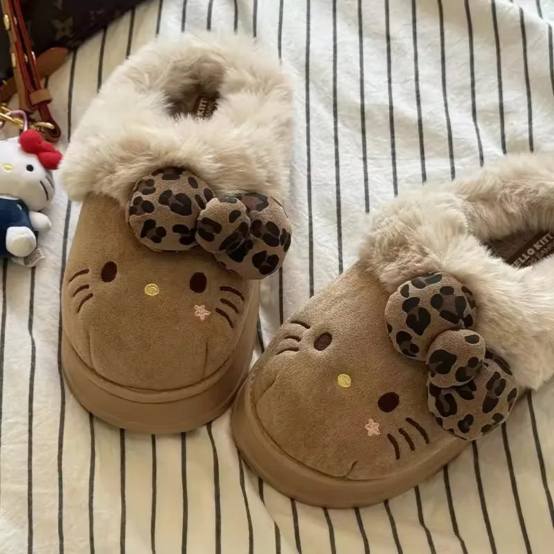 Winter Home Slippers of Hello Kitty
