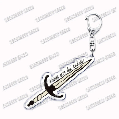 Fourth Wing Basgiath Dragon Keychain