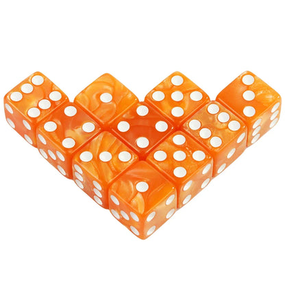 10 Piece 6-Sided Game Dice Set
