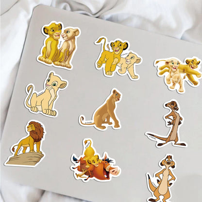 10/30/50PCS Cartoon Decal Stickers of The Lion King