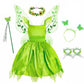 Kids Costume of Green Fairy Princess like Tinkerbell