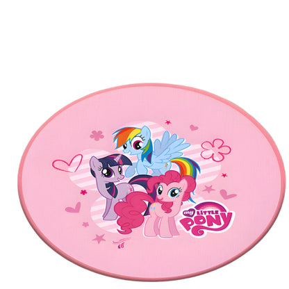 Kids Round Room Rug with My Little Pony Print