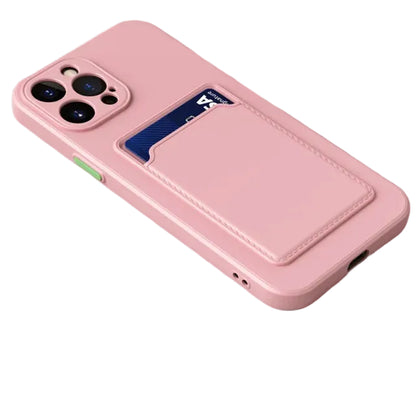 Luxury Soft Silicone Wallet Phone Case (for iPhone)