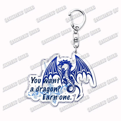 Fourth Wing Basgiath Dragon Keychain