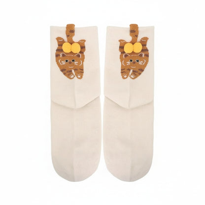 Cat Balls Funny Novelty Adult Socks