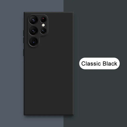 Solid Colour Liquid Silicone Phone Case (for Galaxy)