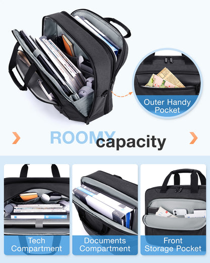 Large Expandable Office Briefcase by Bagsmart