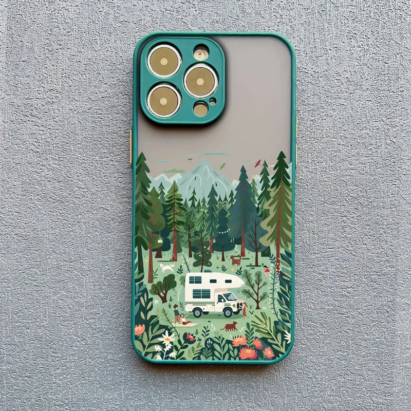 Van Life Forest Landscape Phone Case (for iPhone)