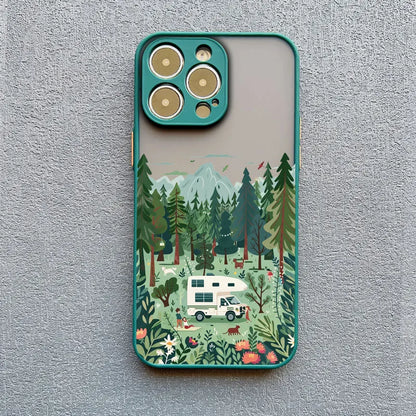 Van Life Forest Landscape Phone Case (for iPhone)
