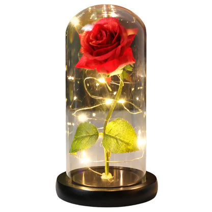 Beauty and the Beast Enchanted Rose Dome Light