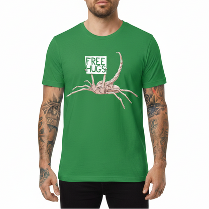Free Hugs Alien Funny Men's Graphic Tee