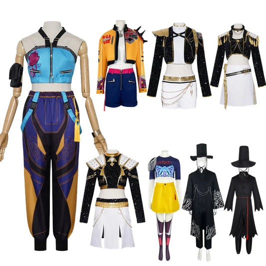 Adults & Kids Costumes Inspired by K-POP Demon Hunters