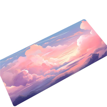 Computer Desk Mats of Pink Clouds