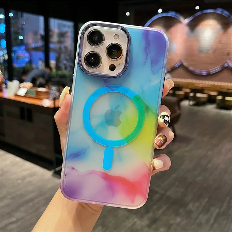 Colourful Tie Dye Magsafe iPhone Case