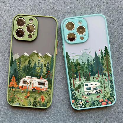 Van Life Forest Landscape Phone Case (for iPhone)