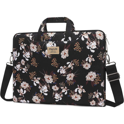 MOSISO Printed Laptop Shoulder Bag – 13–17.3 Inch