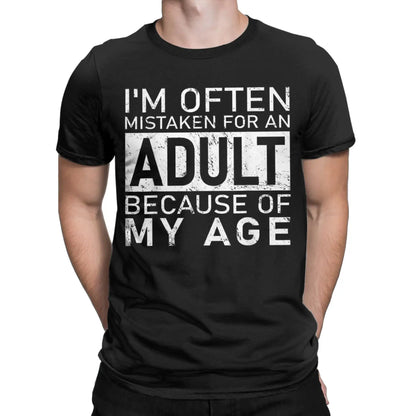 Mistaken for an Adult Mens Graphic Tee