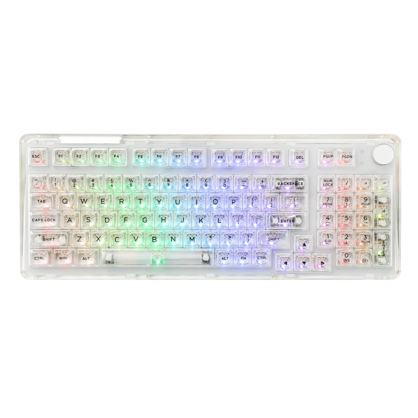 KiiBOOM Phantom 98-Key Plate-Mounted Mechanical Keyboard