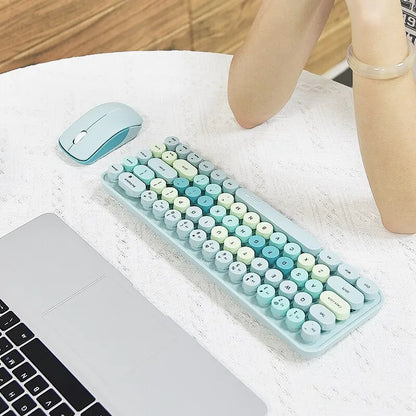 MOFII Compact Wireless Keyboard and Mouse Set