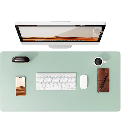 Large Colourful PU Leather Office Desk Mat